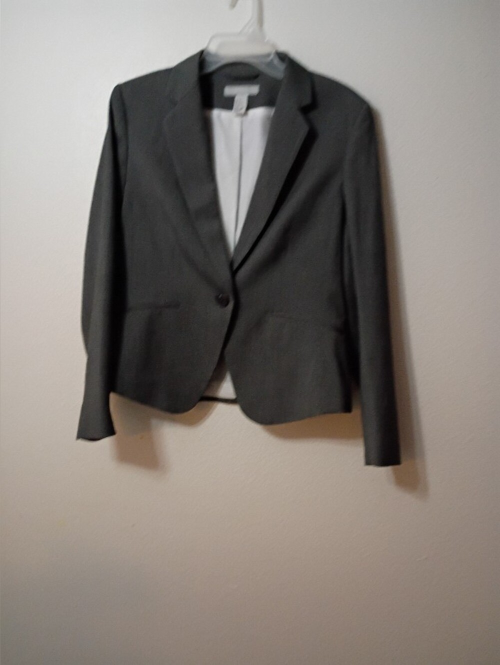 H&M Dark Gray Single-Button Women's Blazer